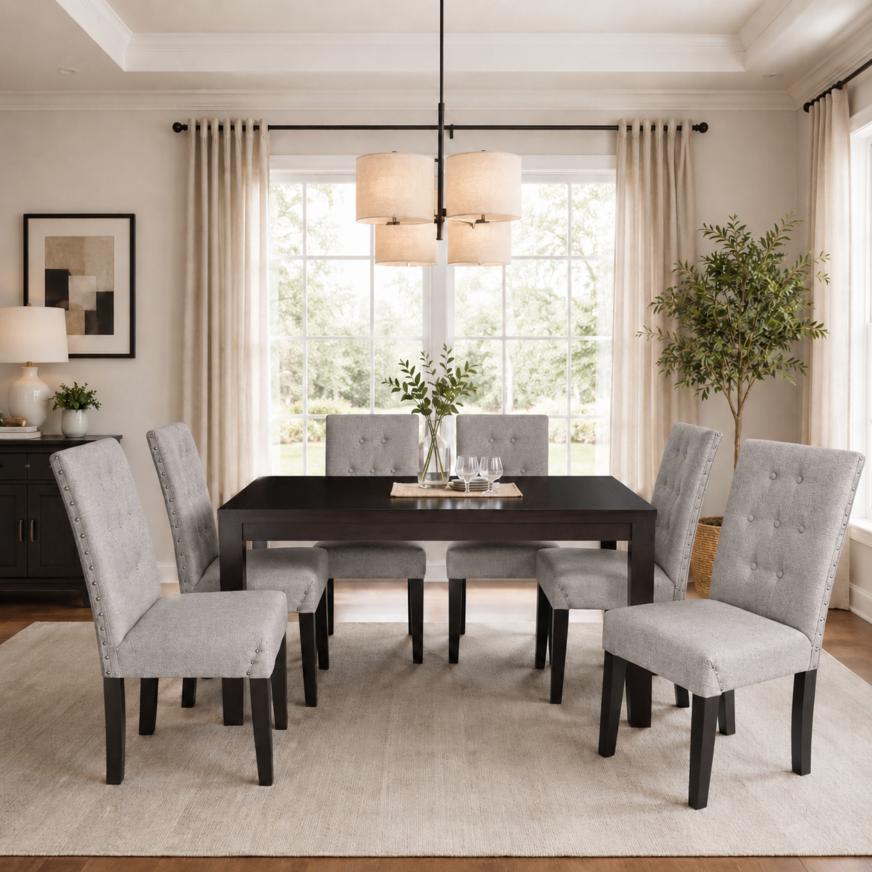 Comedor Venecia Plus de 6 Sillas Standard