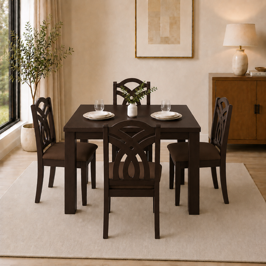 Comedor Elegante de 4 Sillas Standard