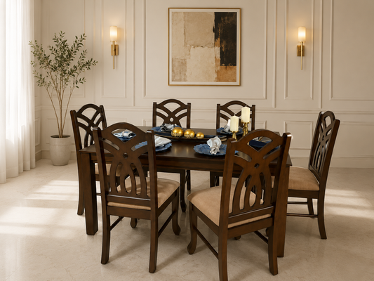 Comedor Elegante de 6 Sillas Standard
