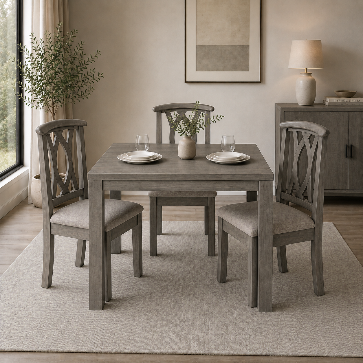 Comedor Paris de 4 Sillas Standard
