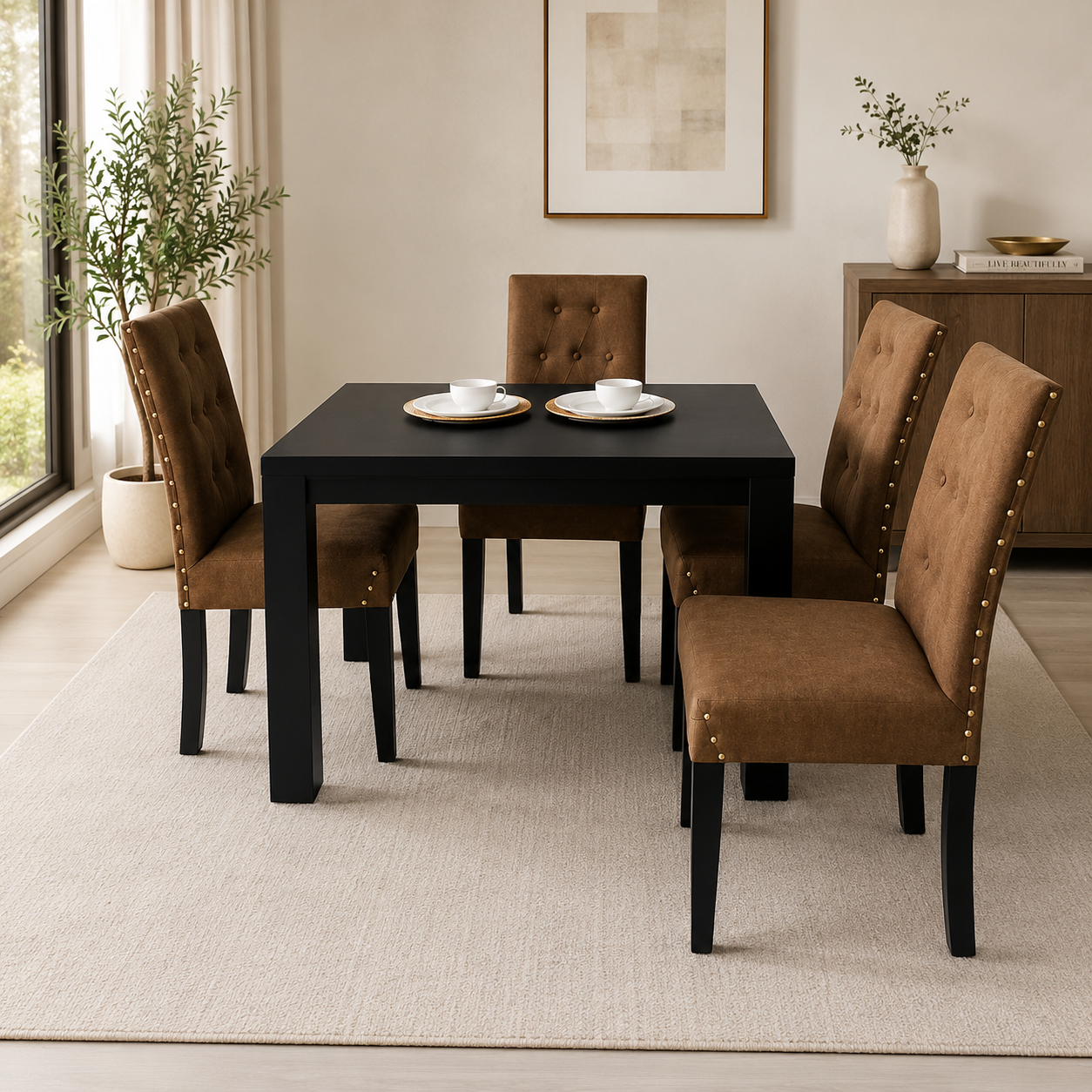 Comedor Venecia Plus de 4 Sillas Standard