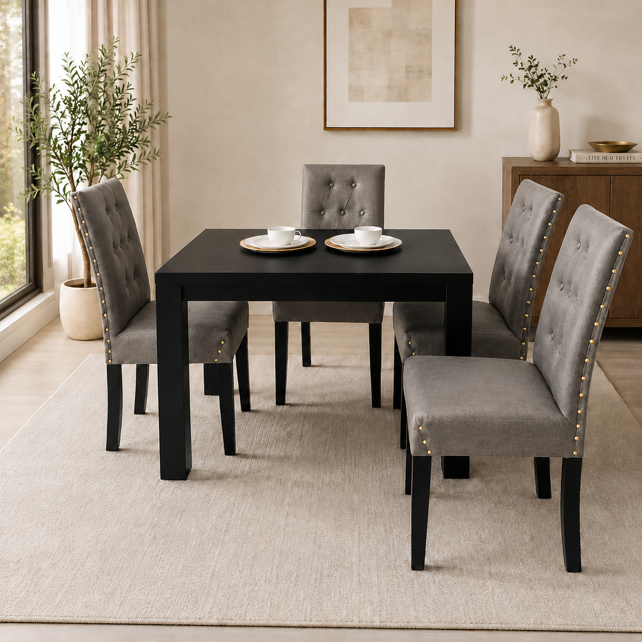 Comedor Venecia Plus de 4 Sillas Standard