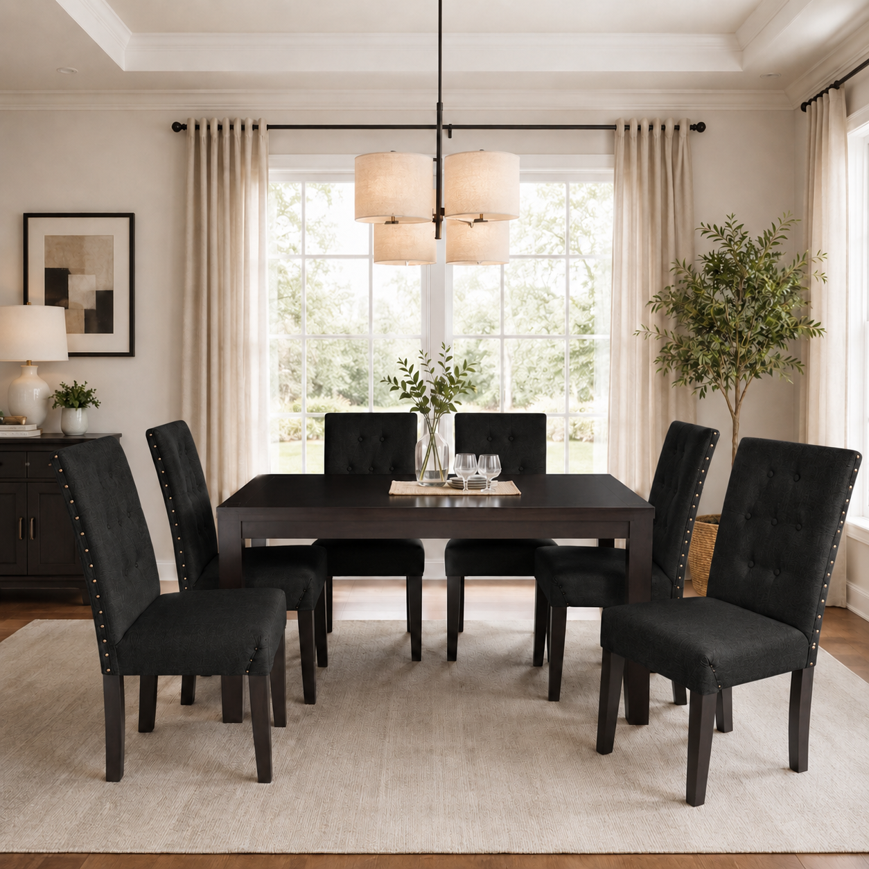 Comedor Venecia Plus de 6 Sillas Standard