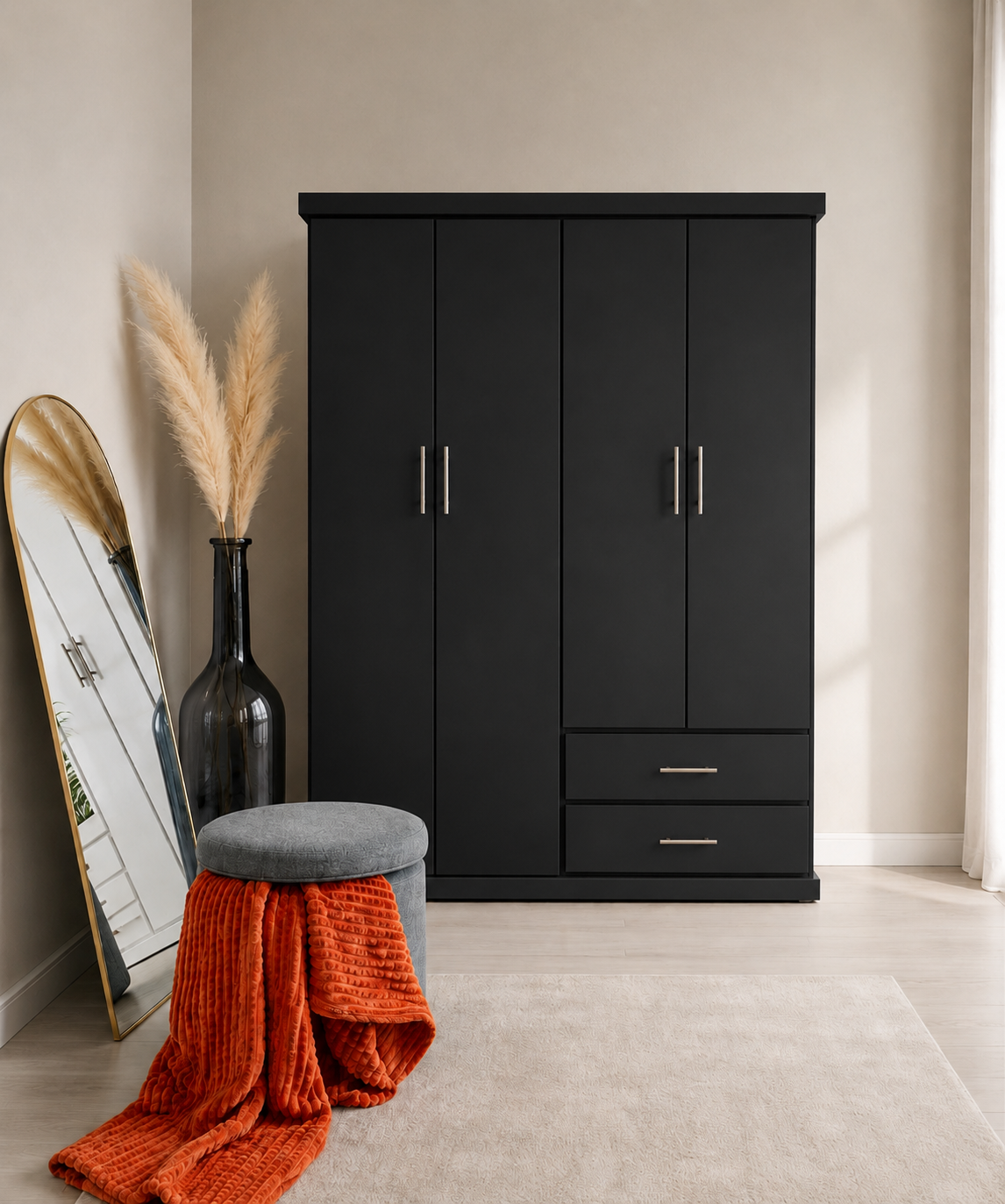 Closet Caleb de 4 Puertas