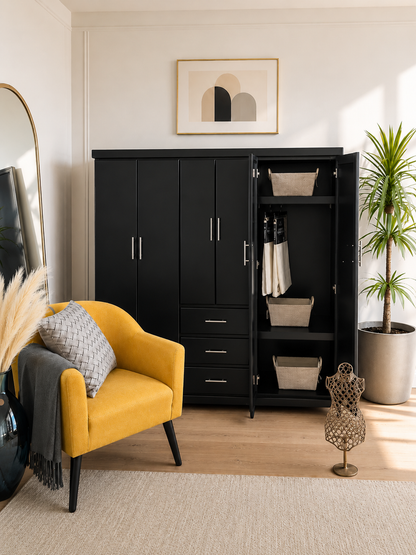 Closet Caleb de 70 con Puertas y Rieles