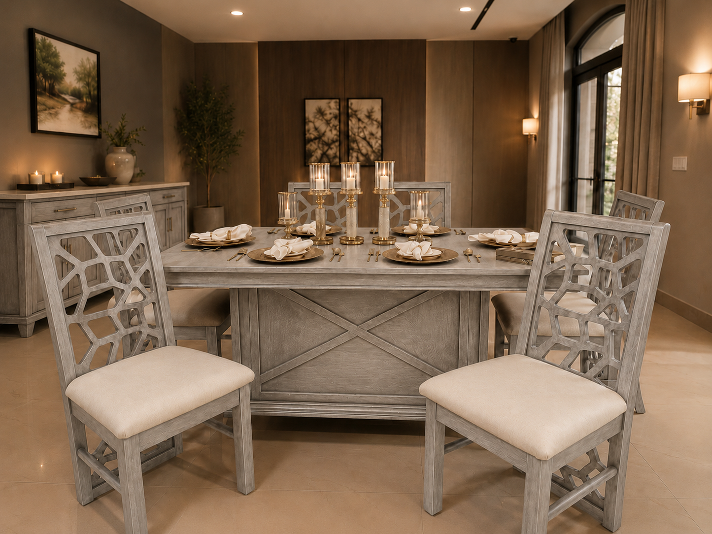 Comedor Boston de 6 Sillas