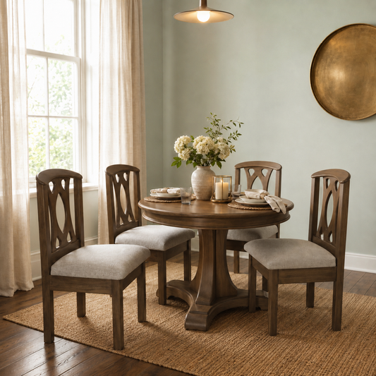 Comedor Redondo Paris de 4 Sillas